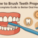 How to Brush Teeth Properly